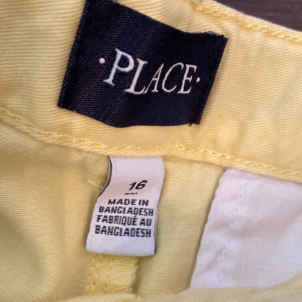 Big Boys Buttercream Yellow Chino Summer Shorts - Picture 4 of 7